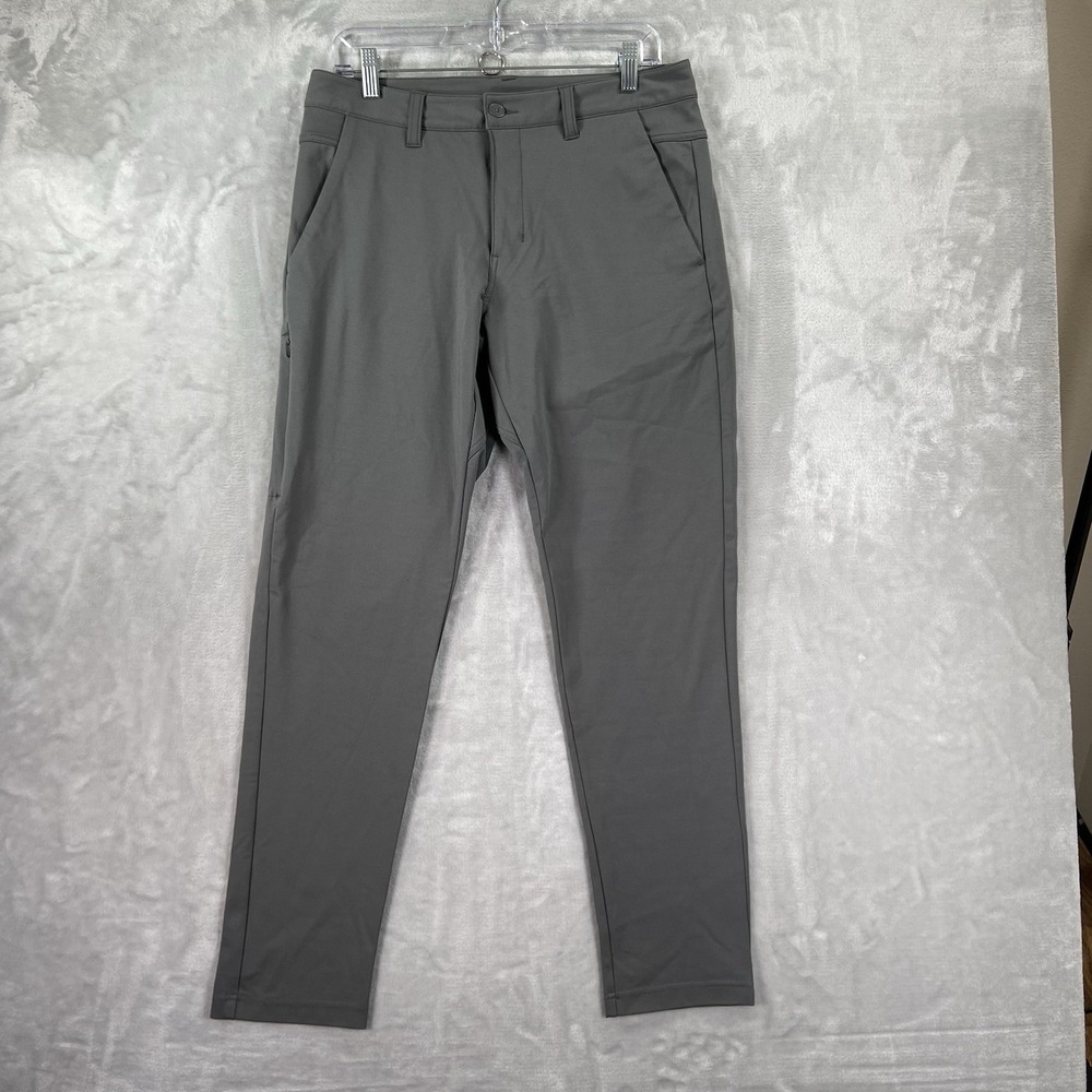 BYLT Basics Pants Mens Medium 32x30 Everyday 2.0 Tapered Fit Performance Chino
